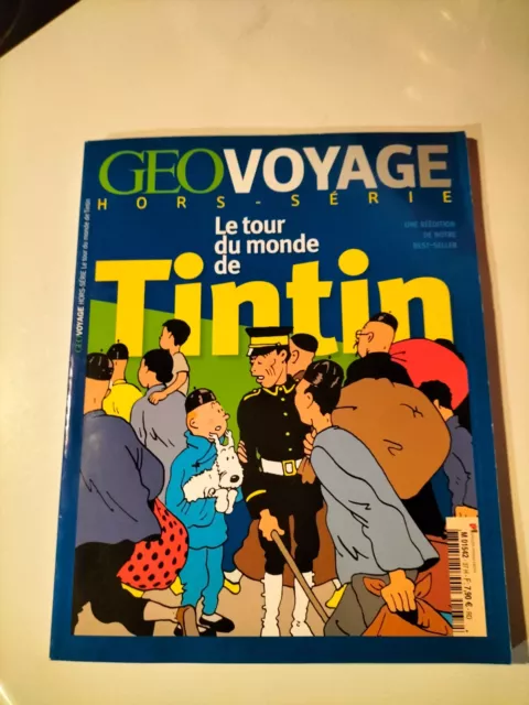 Revue Geo Voyage Hors Serie 2000 Le Tour Du Monde Avec Tintin (W19)