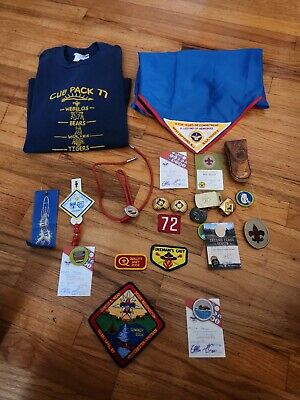 Mixed Boyscout Patches And Other Accessories Lot