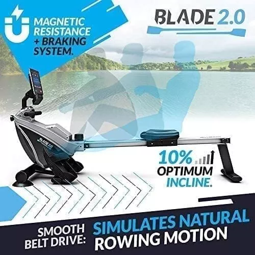 BLUEFIN FITNESS BLADE 2.0 Folding Magnetic Resistance Rowing Machine RRP 329 239.99 PicClick UK