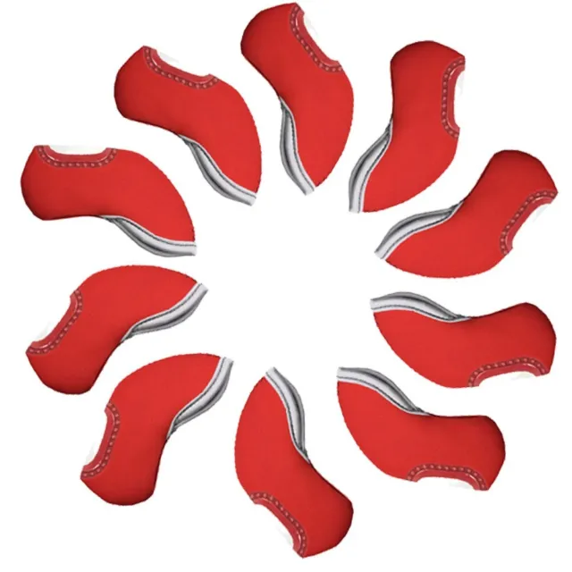 Permanent New Headcovers 10pcs Iron Putter Head Cover Red/Blue/Red