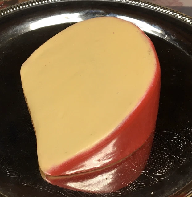 Realistic Faux Fake Food GOUDA CHEESE WEDGE Deli Display Stage Movie PROP RC8