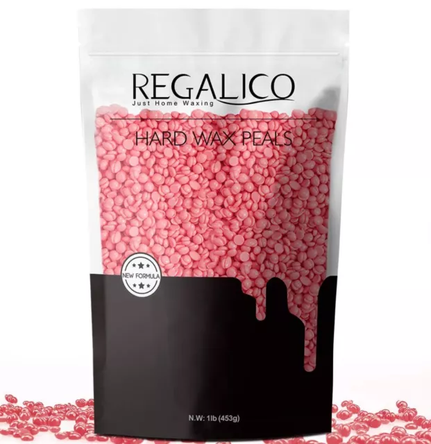 REGALICO Depilatory Hard Wax Beans Waxing Beads Hot Brazilian Body Removal