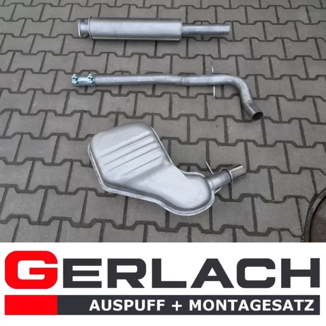 Auspuff für Volvo S60 2.4i Chrome Endrohr Auspuffanlage *3874