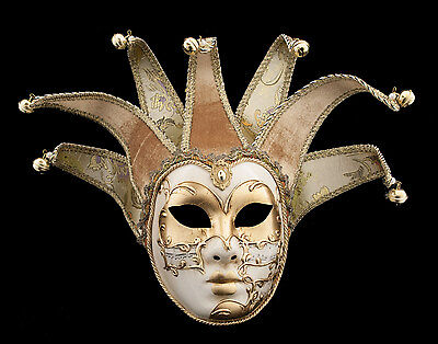 Mask from Venice Volto Jolly Golden 7 Spikes Symphony 288 VG4