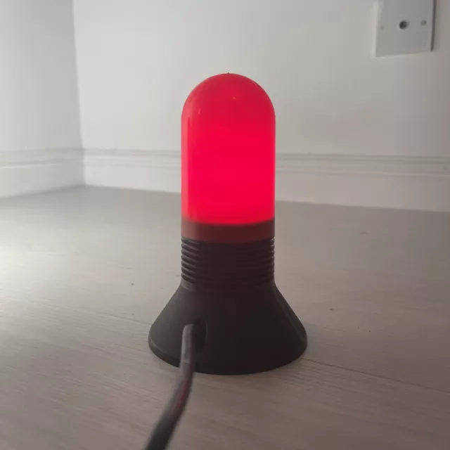 Lámpara de cuarto oscuro Paterson luz de seguridad luz roja fotografía vintage hecha en Inglaterra