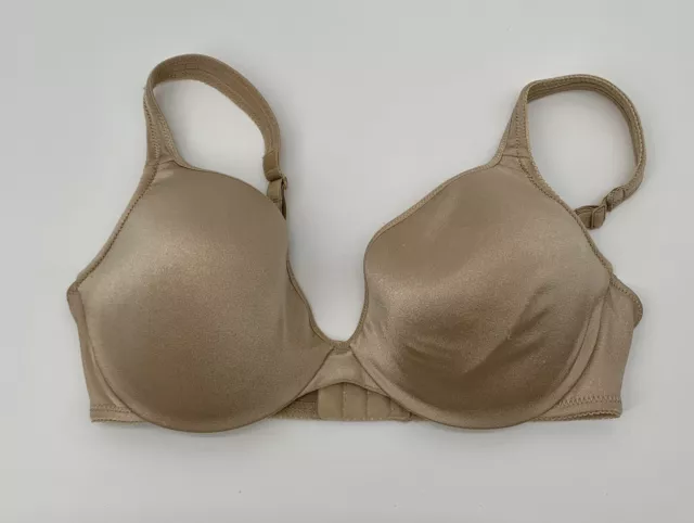 Barely There Womens Sz 36D Vintage T Shirt Bra Beige Nude Style 4604