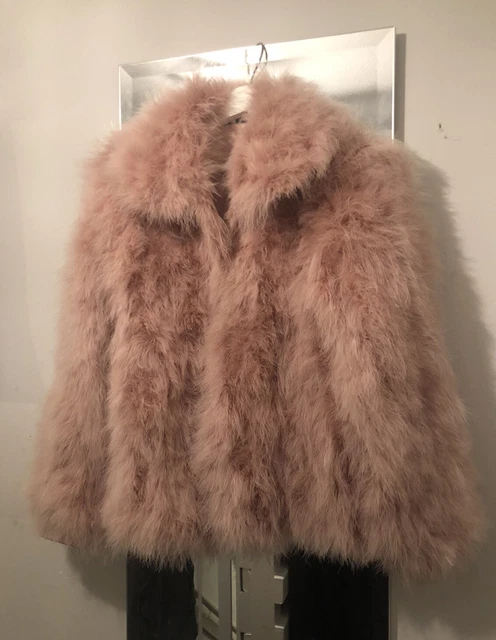 Topshop marabou hotsell feather jacket
