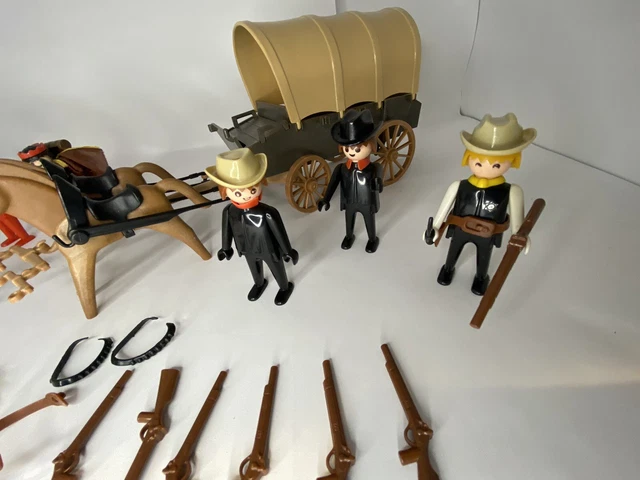 Playmobil Geobra Vintage 1974 Toy Lot Western Figures Indians Horses Cowboys Playmobil Geobra Vintage 1974 Toy Lot Western Figures Indians Horses Cowboys