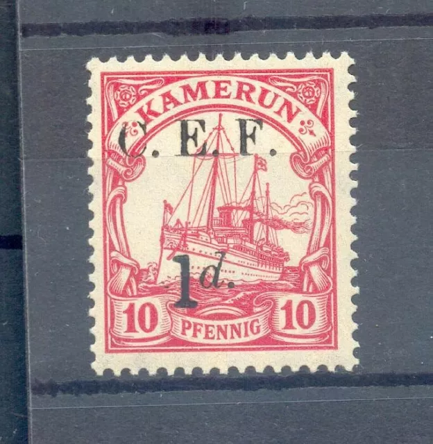 Kamerun BRITISCH 3b SCHWARZER AUFDRUCK**POSTFRISCH 100EUR (73231