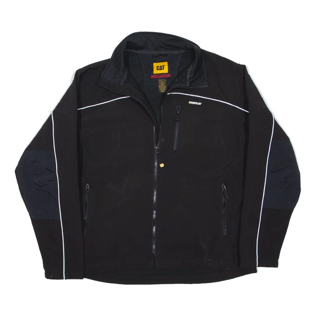 CAT Workwear Fleece Lined Jacket Black Mens XL