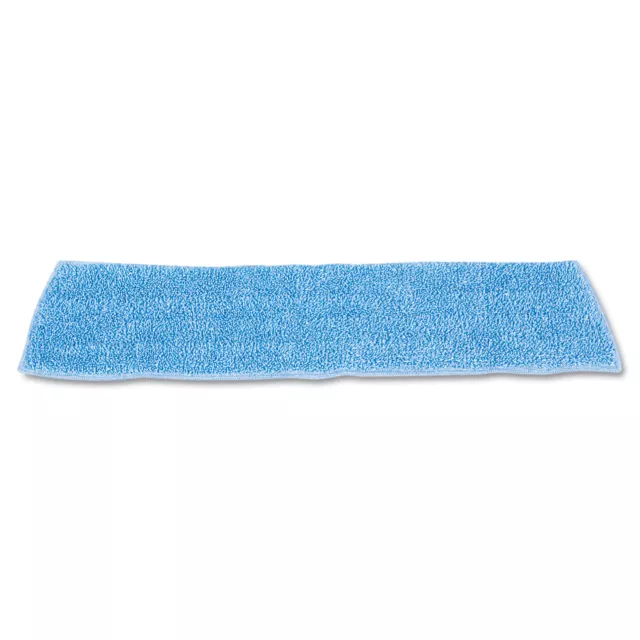 Rubbermaid Commercial Economy Wet Mopping Pad Microfiber 18" Blue Q409BLUCT