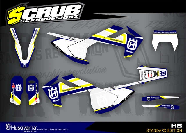 Kit Décalco NitroMX Pour Husqvarna 701 Enduro - Années 2016 à 2023 - Multicolore