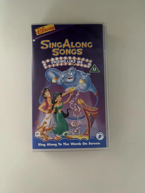 DISNEY SING ALONG Songs Friend Like Me VHS PAL Volume 9 £4.00 - PicClick UK