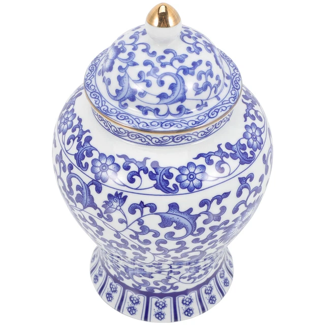Céramique Pot En Porcelaine Bleu Et Blanc Contenants À Collations