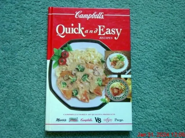 Campbell's Quick and Easy Recipes by Patricia Teberg (Hardcover, 1993)