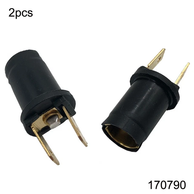 2PCS Seitenlichtlampenhalter 170790 Für 6V/12V/24V Ba9s 989/233 Autobirne