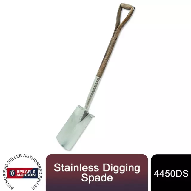Spear & Jackson Select Stainless Digging Spade - 1190EL/09