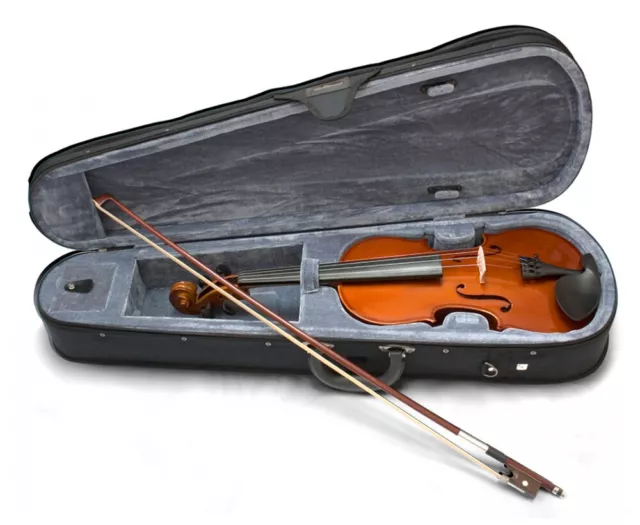 Valencia 1/2 Size Violin Beginner Student Level with Case Bow and Rosin 3