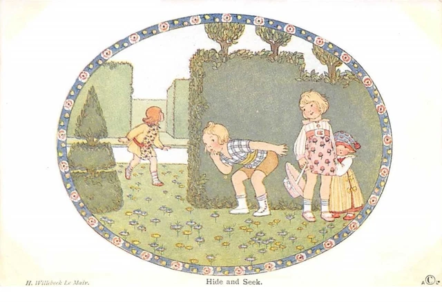 Illustrateur - n°61577 - H. Willebeek Le Mair - Little People - Hide and Seek