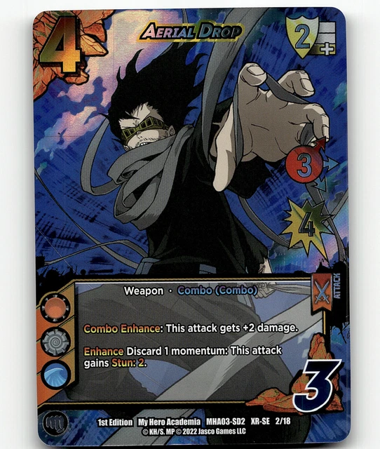 UniVersus Aerial Drop My Hero Academia: Heroes Clash 1st Edition XR