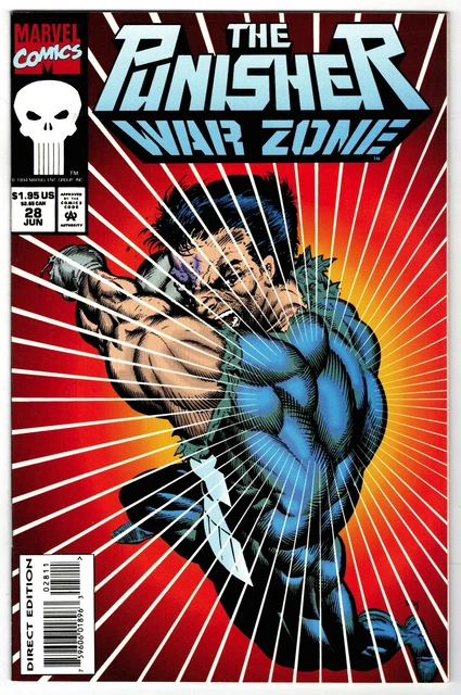 THE PUNISHER WAR ZONE  # 28  Marvel 1994 (vf) Conan With A Gun Part 3