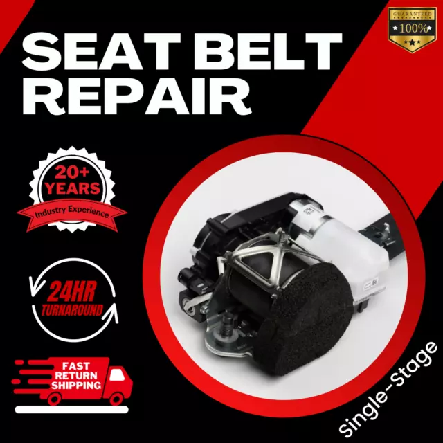 Locked Seat Belt Reset Recharge Service Mercedes-Benz E320 Single