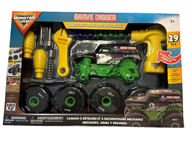 Grave Digger Mechanic Crash And Rebuild Truck