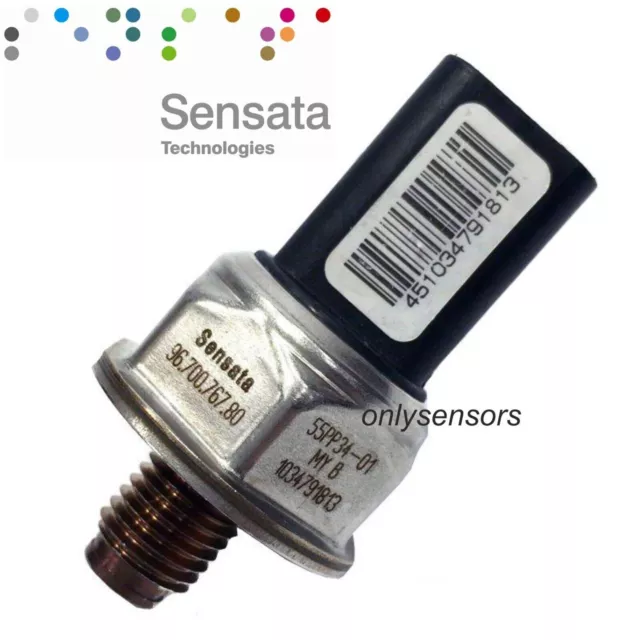 Sensor de Presión de Combustible Genuino PEUGEOT CITROEN 1.4 1.6 HDi DIÉSEL 55PP34-01