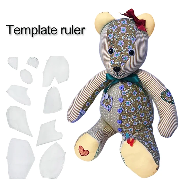 Kid Room Memory Bear Production Manuals for Diy Craft Ruler Kit Templates Create