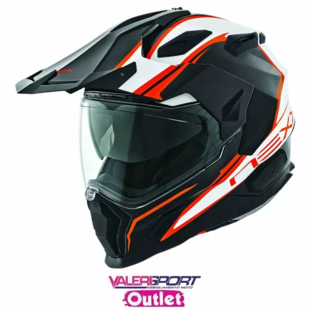 Casco Helmet Nexx Xd1 Voyager Orange Size Xs,S Touring Offroad Bmw Triumph Honda