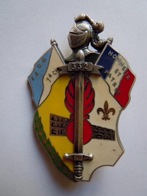 Insigne Gendarmerie 1940 - 302° Promotion Garde BIERE - Original Badge GN0370
