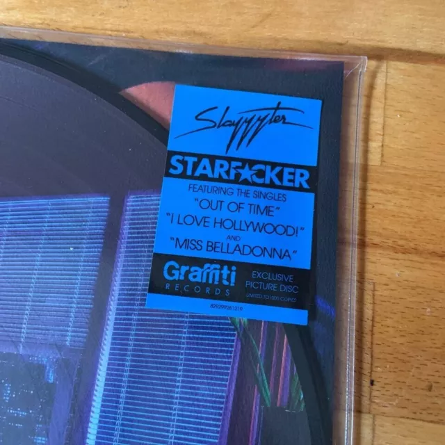 Slayyyter Starfucker RED BLUE SPLATTER Vinyl LP - Discrepancy Records
