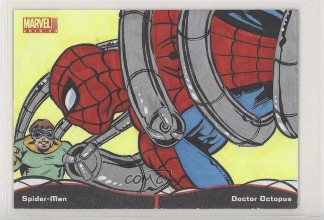 2019-20 Marvel Annual Battle Booklets Sketch Cards 1/1 Keith Akers #SC Auto ob9