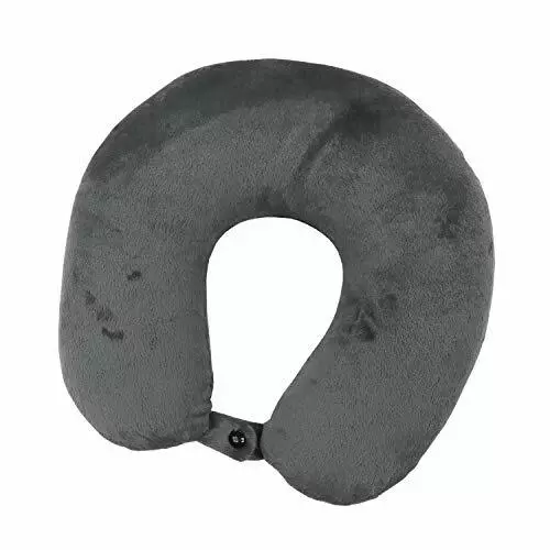 Memory Foam U Shaped Travel Sleep Pillow Head Back Neck Support Cushion Black