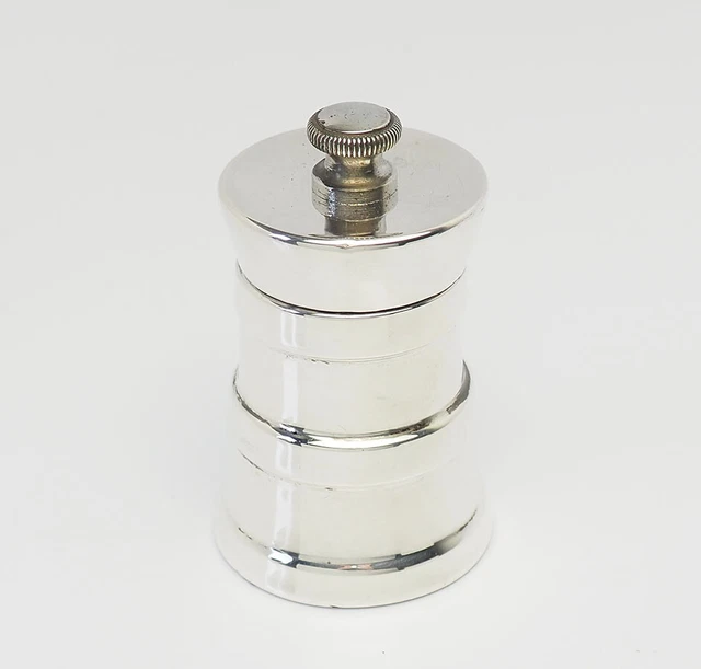Vintage sterling silver elegant Art Deco pepper mill grinder by Tiffany and Co
