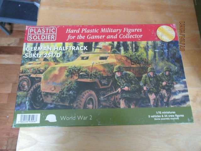 Blindé Solido Sdkfz 251 – Échelle 1/50, Gris, Transport Troupes Allemand WW2, édition Limitée