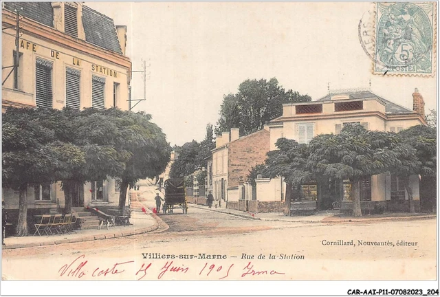 CAR-AAIP11-94-1082 - VILLIERS SUR MARNE - Rue de la station