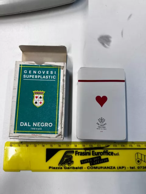 Carte Da Gioco Genovesi Dal Negro Scopa Original Vintage Playing Card New