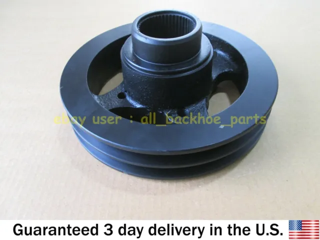 JCB Tractopelle - Crankshaft Pulley Double Throat (Room Number 02/200018)