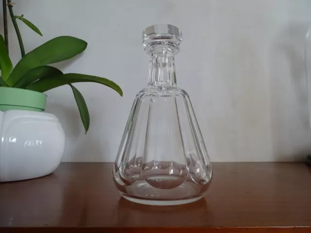 Carafe cristal de Baccarat modèle Talleyrand - Harcourt signée - 21,7 cm