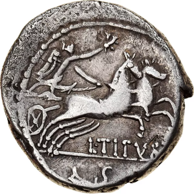 [#907231] Coin, Tituria, Denier, Rome, TB+, Silver, Babelon:6 2