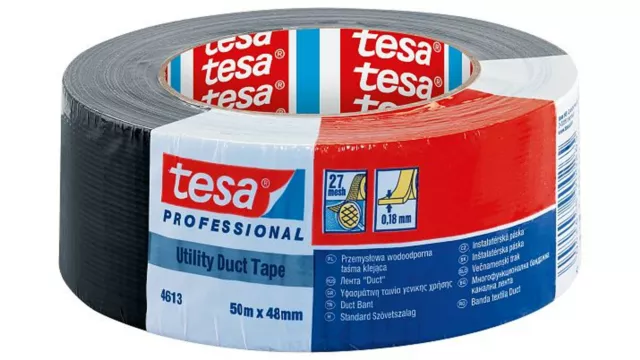 (0,14€/1m) tesa 4613, Standard Duct Tape Gewebeband , Panzertape, Gaffa Tape, 48