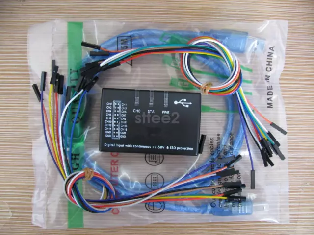 New USB Logic 100MHz 16Ch Logic Analyzer for ARM FPGA