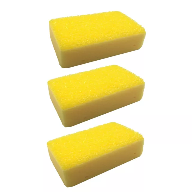 3 x Bug Shifter Sponge Abrasive Honeycomb Car Cleaner Tar Sap Stain Remover Pad