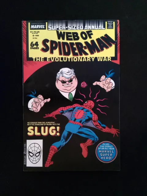 Web of Spider-Man Annual #4  MARVEL Comics 1988 VF-