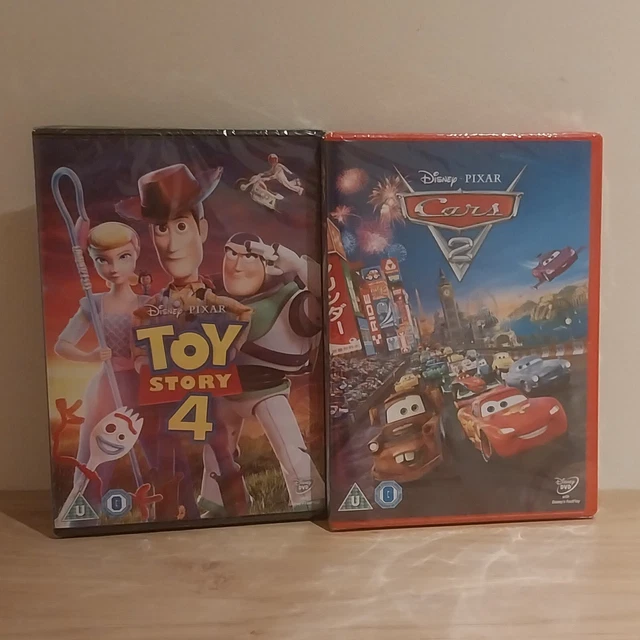 DISNEY PIXAR S CARS 2 Toy Story 4 DVDs Brand New Sealed 8 99 disney-pixar-s-cars-2-toy-story-4-dvds-brand-new-sealed-8-99