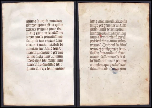 Book of Hours manuscript Stundenbuch Handschrift 1450 Livre heures manuscrit 14