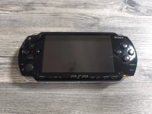 Console Sony PSP-1000 Noire D'Occasion - Avec Boîte, Étui Et Manuel - Sans Batterie - Testée