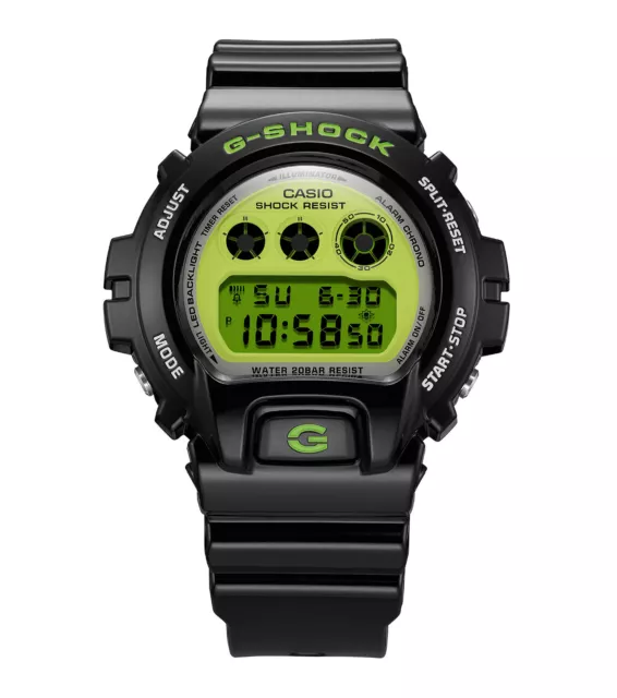 G-Shock Classic Serie DW-6900, Casio Uhr 20 BAR wasserdicht, DW-6900RCS-1ER