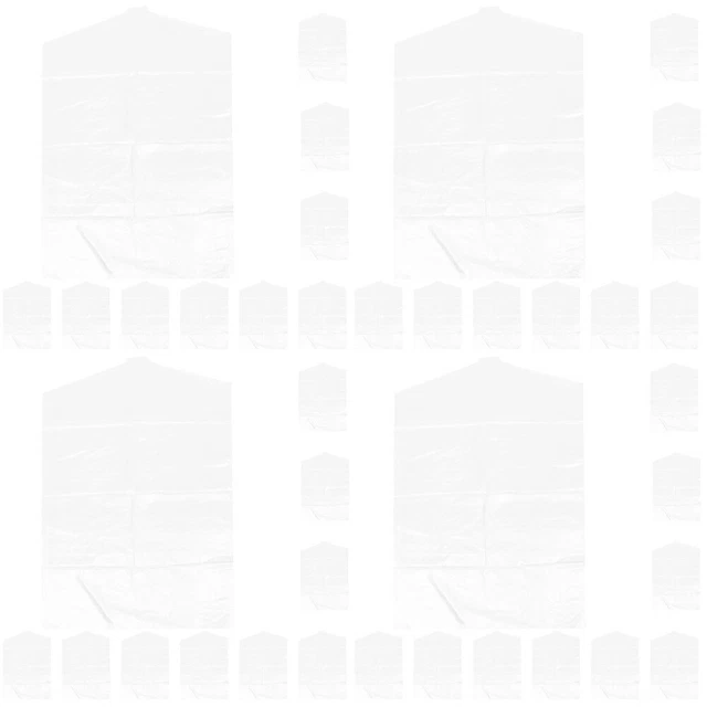 40 uds armario transparente bolsas de abrigo de invierno bolsas de almacenamiento de ropa